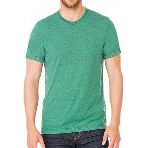 Bella+Canvas Unisex tričko trojsměsové pro melírový efekt Barva: zelená trávová, Velikost: XL CV3413