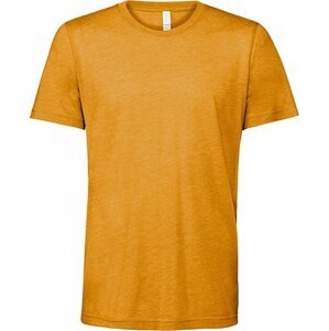 Bella+Canvas Unisex tričko trojsměsové pro melírový efekt Barva: Mustard Triblend, Velikost: L CV3413