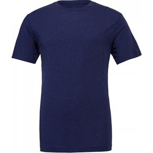 Bella+Canvas Unisex tričko trojsměsové pro melírový efekt Barva: modrá námořní melír, Velikost: L CV3413