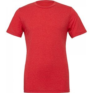 Bella+Canvas Unisex tričko trojsměsové pro melírový efekt Barva: červená melír, Velikost: L CV3413