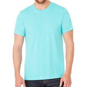 Bella+Canvas Unisex tričko trojsměsové pro melírový efekt Barva: zelená mořská melír, Velikost: S CV3413