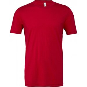 Bella+Canvas Unisex tričko trojsměsové pro melírový efekt Barva: Červená, Velikost: S CV3413