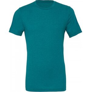 Bella+Canvas Unisex tričko trojsměsové pro melírový efekt Barva: modrá petrolejová, Velikost: XL CV3413