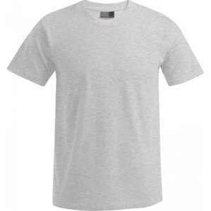 Pánské pevné prémiové triko Promodoro 100% bavlna Barva: šedá melír, Velikost: 3XL E3000