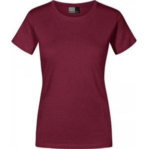 Promodoro Dámské bavlněné tričko Premium T 180 g/m Barva: Červená vínová, Velikost: 3XL E3005