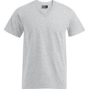 Prémiové tričko do véčka Promodoro bez bočních švů Barva: šedá melír, Velikost: 5XL E3025