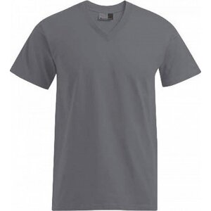 Prémiové tričko do véčka Promodoro bez bočních švů Barva: šedá metalová, Velikost: 5XL E3025