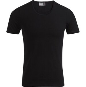 Pánské měkké slim-fit triko na tělo Promodoro 5% elastan 180 g/m Barva: Černá, Velikost: L E3081