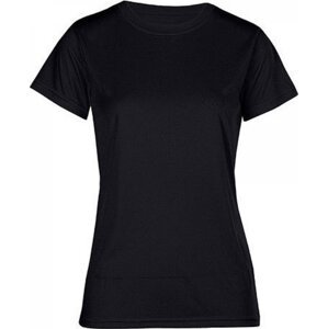 Promodoro Lehké dámské funkční interlok tričko s UV ochranou 125 g/m Barva: Černá, Velikost: 3XL E3521