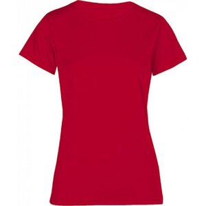 Promodoro Lehké dámské funkční interlok tričko s UV ochranou 125 g/m Barva: červená ohnivá, Velikost: 3XL E3521