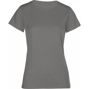 Promodoro Lehké dámské funkční interlok tričko s UV ochranou 125 g/m Barva: šedá světlá, Velikost: L E3521
