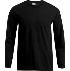 Pánské prémiové bavlněné triko Promodoro s dlouhým rukávem 180 g/m Barva: Černá, Velikost: L E4099