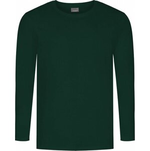 Pánské prémiové bavlněné triko Promodoro s dlouhým rukávem 180 g/m Barva: Zelená lesní, Velikost: 3XL E4099