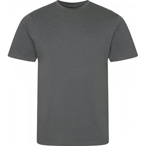 Módní pánské tričko Ecologie z organické bavlny Barva: šedá uhlová, Velikost: L EA001