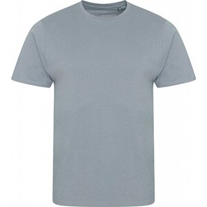 Módní pánské tričko Ecologie z organické bavlny Barva: šedá melír, Velikost: L EA001