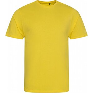 Módní pánské tričko Ecologie z organické bavlny Barva: žlutá sluneční, Velikost: S EA001