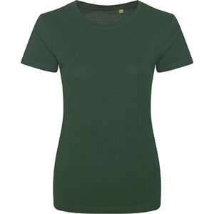 Módní dámské tričko Ecologie z organické bavlny Barva: Zelená lahvová, Velikost: XL EA001F