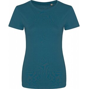Módní dámské tričko Ecologie z organické bavlny Barva: modrá inkoustová, Velikost: S EA001F