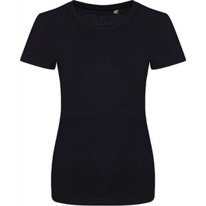 Módní dámské tričko Ecologie z organické bavlny Barva: Černá, Velikost: L EA001F