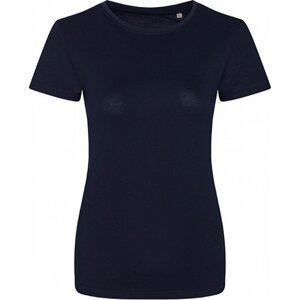 Módní dámské tričko Ecologie z organické bavlny Barva: modrá námořní, Velikost: XL EA001F