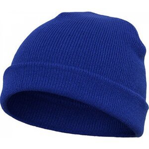 Flexfit Silná ohrnovací beanie čepice z husté pleteniny Barva: modrá královská FX1500KC