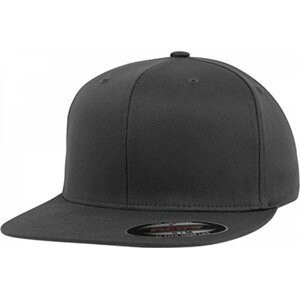Flexfit čepice s rovným kšiltem Barva: šedá tmavá, Velikost: S/M FX6277FV