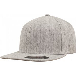 Flexfit čepice s rovným kšiltem Barva: šedá melír, Velikost: L/XL FX6277FV