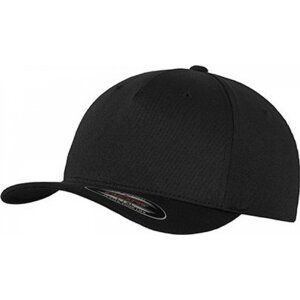 Flexfit baseballová čepice s prohnutým kšiltem bez uzávěru 5 panelová Barva: Černá, Velikost: L/XL FX6560