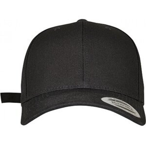 Čepice Flexfit se zakřiveným kšiltem a kovovou sponou, 6-panelová Barva: Černá FX7708MS