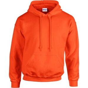 Odolná směsová mikina Gildan se vsazenou kapsou na břiše 50% bavlny Barva: Oranžová, Velikost: L G18500
