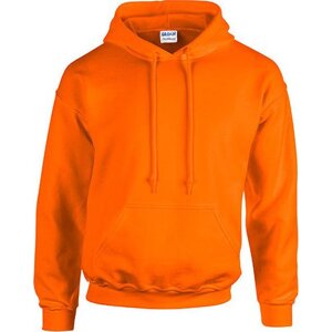 Odolná směsová mikina Gildan se vsazenou kapsou na břiše 50% bavlny Barva: oranžová výstražná, Velikost: M G18500