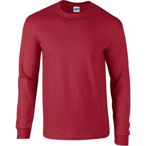 Teplé triko s dlouhými rukávy Gildan Ultra Coton 200 g/m Barva: červená kardinální, Velikost: L G2400