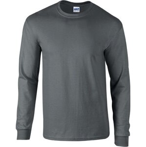 Teplé triko s dlouhými rukávy Gildan Ultra Coton 200 g/m Barva: šedá uhlová, Velikost: M G2400