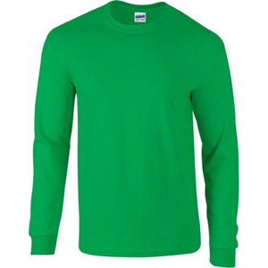Teplé triko s dlouhými rukávy Gildan Ultra Coton 200 g/m Barva: zelená irská, Velikost: L G2400