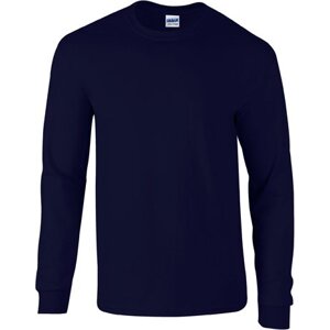 Teplé triko s dlouhými rukávy Gildan Ultra Coton 200 g/m Barva: modrá námořní, Velikost: L G2400
