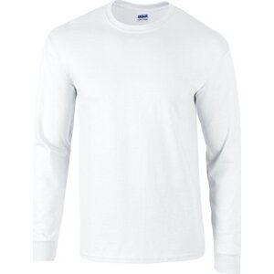 Teplé triko s dlouhými rukávy Gildan Ultra Coton 200 g/m Barva: Bílá, Velikost: 3XL G2400