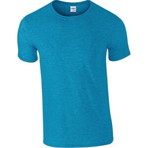 Měkčené tričko Gildan SoftStyle s krátkým rukávem 150g/m Barva: modrá safírová antiq, Velikost: M G64000