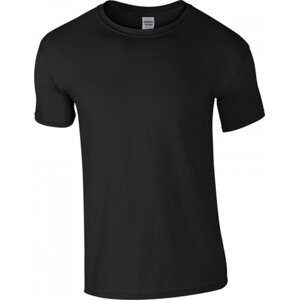 Měkčené tričko Gildan SoftStyle s krátkým rukávem 150g/m Barva: Černá, Velikost: 5XL G64000