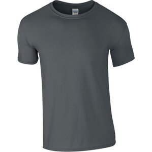 Měkčené tričko Gildan SoftStyle s krátkým rukávem 150g/m Barva: šedá uhlová, Velikost: 3XL G64000