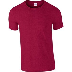 Měkčené tričko Gildan SoftStyle s krátkým rukávem 150g/m Barva: červená rajčatová antiq, Velikost: L G64000