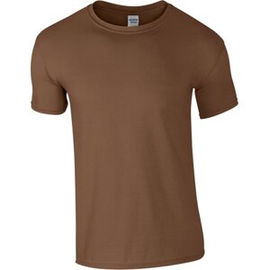 Měkčené tričko Gildan SoftStyle s krátkým rukávem 150g/m Barva: hnědá ořechová, Velikost: XXL G64000
