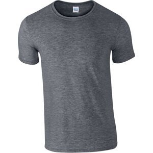 Měkčené tričko Gildan SoftStyle s krátkým rukávem 150g/m Barva: šedá tmavá melír, Velikost: 4XL G64000