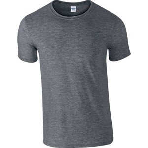 Měkčené tričko Gildan SoftStyle s krátkým rukávem 150g/m Barva: šedá tmavá melír, Velikost: L G64000