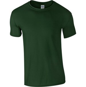Měkčené tričko Gildan SoftStyle s krátkým rukávem 150g/m Barva: Zelená lesní, Velikost: L G64000