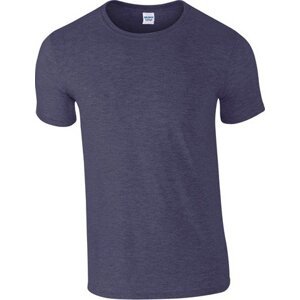 Měkčené tričko Gildan SoftStyle s krátkým rukávem 150g/m Barva: modrý námořní melír, Velikost: L G64000