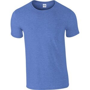 Měkčené tričko Gildan SoftStyle s krátkým rukávem 150g/m Barva: modrá melír, Velikost: XL G64000