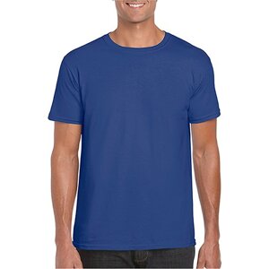 Měkčené tričko Gildan SoftStyle s krátkým rukávem 150g/m Barva: modrá metro, Velikost: L G64000