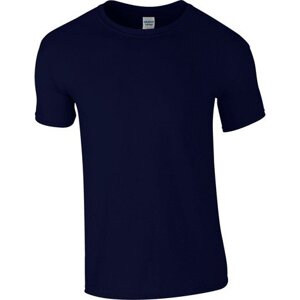 Měkčené tričko Gildan SoftStyle s krátkým rukávem 150g/m Barva: modrá námořní, Velikost: 3XL G64000