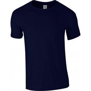 Měkčené tričko Gildan SoftStyle s krátkým rukávem 150g/m Barva: modrá námořní, Velikost: 4XL G64000