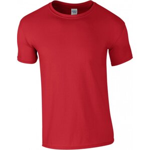 Měkčené tričko Gildan SoftStyle s krátkým rukávem 150g/m Barva: Červená, Velikost: 4XL G64000